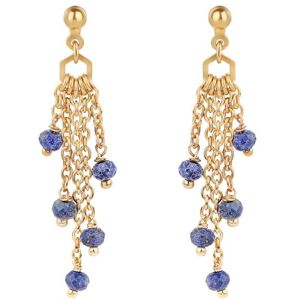 Lapis lazuli stone earrings for women Sloya Elyssa Bleu 3,5x1,3 cm Female Lapis lazuli stone earrings for women Sloya Elyssa Bleu 3,5x1,3 cm Female