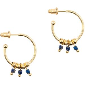 Lapis lazuli stone earrings for women Sloya Karia Bleu 2,6x2,1 cm Female Lapis lazuli stone earrings for women Sloya Karia Bleu 2,6x2,1 cm Female