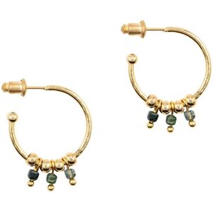 Moss Agate earrings for women Sloya Karia Vert 2,6x2,1 cm Female Moss Agate earrings for women Sloya Karia Vert 2,6x2,1 cm Female