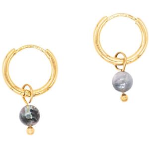 Hoop earrings with Tourmaline stones for women Sloya Serena Rose 2x1,1 cm Female Hoop earrings with Tourmaline stones for women Sloya Serena Rose 2x1,1 cm Female