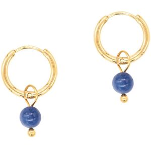 Sodalite stone hoop earrings for women Sloya Serena Bleu 2x1,1 cm Female Sodalite stone hoop earrings for women Sloya Serena Bleu 2x1,1 cm Female