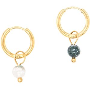 Agate Tree hoop earrings for women Sloya Serena Vert 2x1,1 cm Female Agate Tree hoop earrings for women Sloya Serena Vert 2x1,1 cm Female