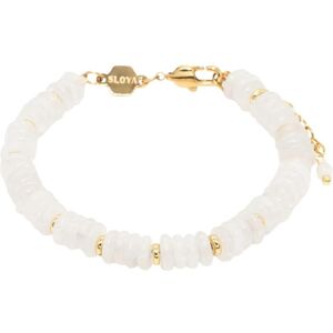 Jade stone bracelet for women Sloya Blima Blanc 16,5/20 cm Female Jade stone bracelet for women Sloya Blima Blanc 16,5/20 cm Female