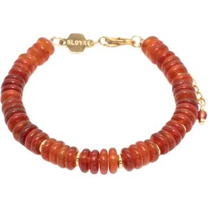 Agate stone bracelet for women Sloya Blima Rouge 16,5/20 cm Female Agate stone bracelet for women Sloya Blima Rouge 16,5/20 cm Female