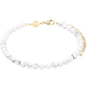 Howlite stone bracelet for women Sloya Serena Blanc 17,5/23 cm Female Howlite stone bracelet for women Sloya Serena Blanc 17,5/23 cm Female