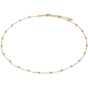 Tourmaline stone necklace for women Sloya Elyssa Rose 44,5/48 cm Female Tourmaline stone necklace for women Sloya Elyssa Rose 44,5/48 cm Female