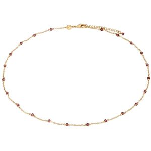 Garnet stone necklace for women Sloya Elyssa Rouge 44,5/48 cm Female Garnet stone necklace for women Sloya Elyssa Rouge 44,5/48 cm Female