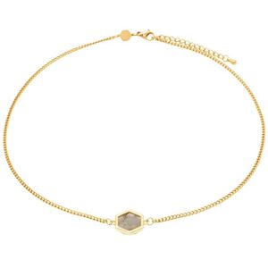 Labradorite necklace for women Sloya Hexalia Gris 41/45,5 cm Female Labradorite necklace for women Sloya Hexalia Gris 41/45,5 cm Female