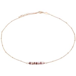 Tourmaline stone necklace for women Sloya Piana Rose 41/45 cm Female Tourmaline stone necklace for women Sloya Piana Rose 41/45 cm Female