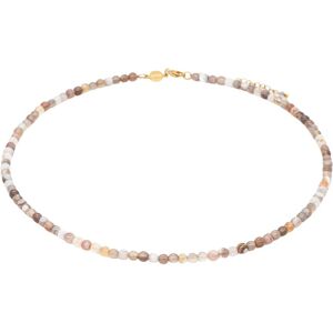 Botswana agate stone necklace for women Sloya Serena Blanc 41/45 cm Female Botswana agate stone necklace for women Sloya Serena Blanc 41/45 cm Female