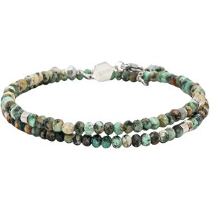 African stone bracelet for women Sloya Lumia Turquoise 16,5/20 cm Female African stone bracelet for women Sloya Lumia Turquoise 16,5/20 cm Female