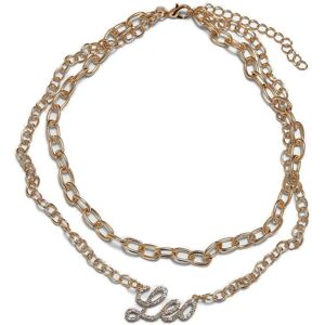 Necklace Urban Classics Diamond Zodiac Leo Doré One size Unisex Necklace Urban Classics Diamond Zodiac Leo Doré One size Unisex