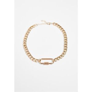 Necklace Urban Classics Fastener Doré One size Unisex Necklace Urban Classics Fastener Doré One size Unisex
