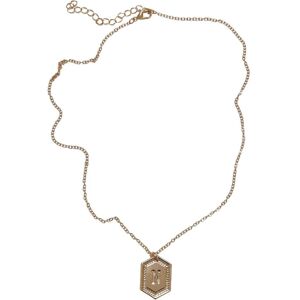 Necklace Urban Classics Letter Basic Doré One size Unisex Necklace Urban Classics Letter Basic Doré One size Unisex