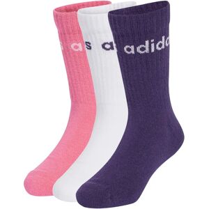 Children's socks adidas Linear Crew (x3) Blanc 34/36 Unisex Children's socks adidas Linear Crew (x3) Blanc 34/36 Unisex