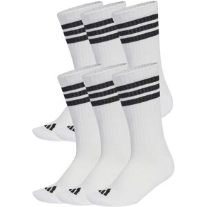 Football Socks adidas 3-Stripes Essentials (x6) Blanc 37/39 Unisex Football Socks adidas 3-Stripes Essentials (x6) Blanc 37/39 Unisex