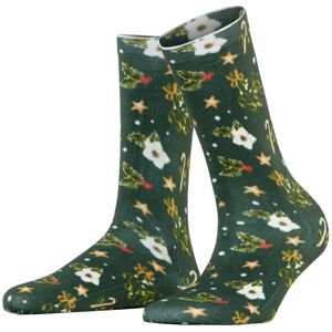Women's socks Burlington Fancy Christmas Vert 36/41 Female Women's socks Burlington Fancy Christmas Vert 36/41 Female
