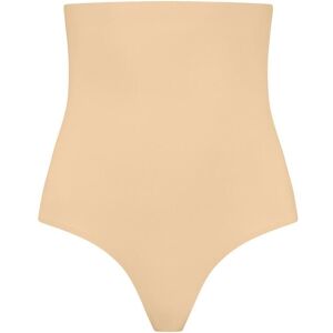 Invisible high-waisted thong for women Bye Bra Beige S Female Invisible high-waisted thong for women Bye Bra Beige S Female