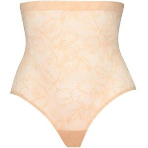 High-waisted shapewear lace knickers for women Bye Bra Beige L Female High-waisted shapewear lace knickers for women Bye Bra Beige L Female