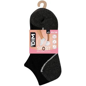 Pack of 3 Pairs of Women's Socks DIM Impact Léger Sport Noir 35/38 Female Pack of 3 Pairs of Women's Socks DIM Impact Léger Sport Noir 35/38 Female