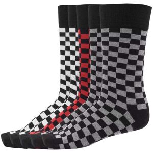 Football Socks Urban Classics Check (x5) Noir 43/46 Unisex Football Socks Urban Classics Check (x5) Noir 43/46 Unisex