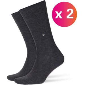 Football Socks Burlington Everyday (2pcs) Gris 40/46 Male Football Socks Burlington Everyday (2pcs) Gris 40/46 Male