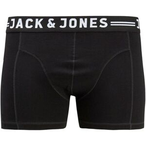 Set of 3 large boxer shorts Jack & Jones Jacsense Noir 7XL Male Set of 3 large boxer shorts Jack & Jones Jacsense Noir 7XL Male