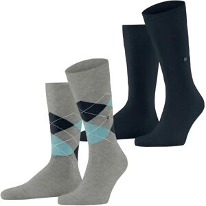Football Socks Burlington Everyday Argyle Mix (x2) Gris 40/46 Male Football Socks Burlington Everyday Argyle Mix (x2) Gris 40/46 Male