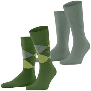 Football Socks Burlington Everyday Argyle Mix (x2) Vert 40/46 Male Football Socks Burlington Everyday Argyle Mix (x2) Vert 40/46 Male