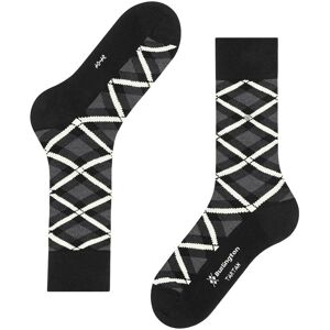 Football Socks Burlington Tartan Noir 40/46 Male Football Socks Burlington Tartan Noir 40/46 Male