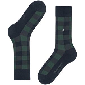 Football Socks Burlington Buffalo Check Bleu 40/46 Male Football Socks Burlington Buffalo Check Bleu 40/46 Male