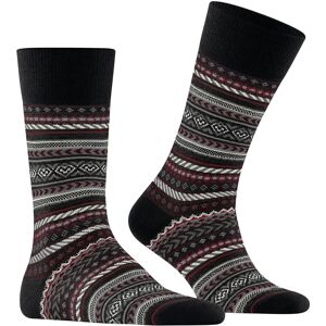 Football Socks Burlington Fair Isle Noir 40/46 Male Football Socks Burlington Fair Isle Noir 40/46 Male