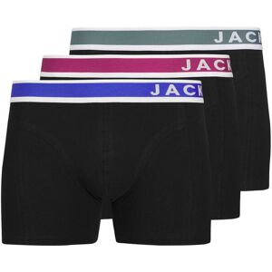 Boxer shorts Jack & Jones Easton Solid (x3) Noir 2XL Male Boxer shorts Jack & Jones Easton Solid (x3) Noir 2XL Male