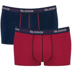 Low-rise boxer shorts Sloggi Start (x2) Bleu M Male Low-rise boxer shorts Sloggi Start (x2) Bleu M Male