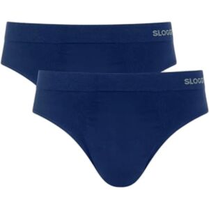 Slip Sloggi Go Smooth Brief (x2) Bleu XL Male Slip Sloggi Go Smooth Brief (x2) Bleu XL Male