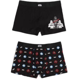 Boxer shorts Star Wars Bleu & Rouge (x2) Noir S Male Boxer shorts Star Wars Bleu & Rouge (x2) Noir S Male