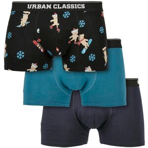 Boxer shorts large sizes Urban Classics organic x-mas (x3) Multicolore 3XL Male Boxer shorts large sizes Urban Classics organic x-mas (x3) Multicolore 3XL Male