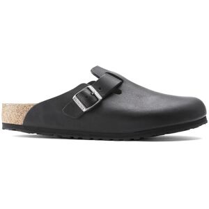 Birkenstock Boston Black Mules - Leather - Size 42 - Men Birkenstock Boston Black Mules - Leather - Size 42 - Men