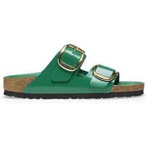 Women's mules Birkenstock Arizona Big Buckle Natural Leather Patent Vert 41 Narrow Female Women's mules Birkenstock Arizona Big Buckle Natural Leather Patent Vert 41 Narrow Female