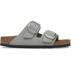 Leather sandals with a large buckle for women Birkenstock Arizona Gris 37 Narrow Female Leather sandals with a large buckle for women Birkenstock Arizona Gris 37 Narrow Female