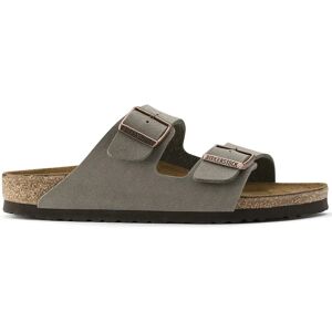 Sandals Birkenstock Arizona Birko-Flor Birkibuc Gris 46 Narrow Unisex Sandals Birkenstock Arizona Birko-Flor Birkibuc Gris 46 Narrow Unisex