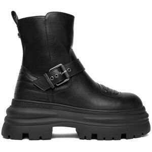Women's boots Buffalo Dione Biker Mid Noir 41 Female Women's boots Buffalo Dione Biker Mid Noir 41 Female
