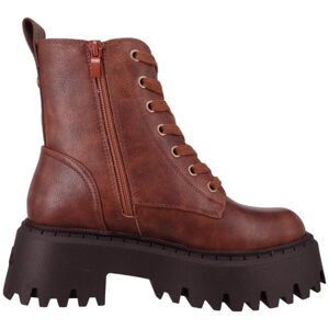 Women's boots Buffalo Aspen Lace up Mid Marron 42 Female Women's boots Buffalo Aspen Lace up Mid Marron 42 Female
