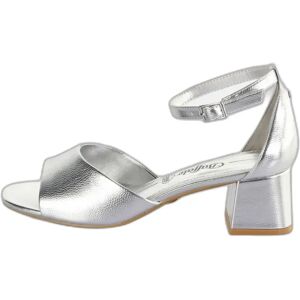 Women's heeled sandals Buffalo Lilly Neat Argenté 37 Female Women's heeled sandals Buffalo Lilly Neat Argenté 37 Female