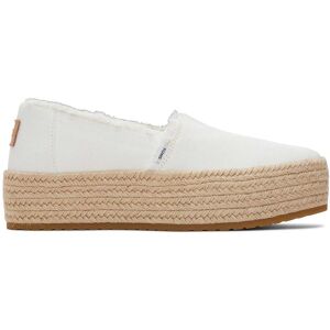 Women's platform espadrilles Toms Valencia Blanc 43.5 Female Women's platform espadrilles Toms Valencia Blanc 43.5 Female