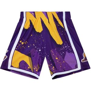 Mitchell & Ness Short Los Angeles Lakers Swingman NBA Hyper Hoops 2009/10 Violet S Unisex Mitchell & Ness Short Los Angeles Lakers Swingman NBA Hyper Hoops 2009/10 Violet S Unisex