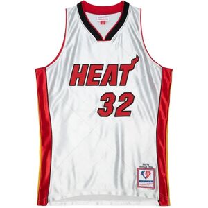 Mitchell & Ness Miami Heat NBA Jersey Shaquille O’Neal 75TH Platinum 2005/06 Argenté L Unisex Mitchell & Ness Miami Heat NBA Jersey Shaquille O’Neal 75TH Platinum 2005/06 Argenté L Unisex