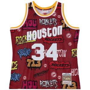 Mitchell & Ness NBA Houston Rockets Jersey Slap Sticker Swingman 1993 Hakeem Olajuwon Rouge L Unisex Mitchell & Ness NBA Houston Rockets Jersey Slap Sticker Swingman 1993 Hakeem Olajuwon Rouge L Unisex