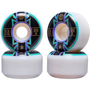 Skateboard wheel Element Banner Year 99A (x4) Blanc 53 mm Unisex Skateboard wheel Element Banner Year 99A (x4) Blanc 53 mm Unisex