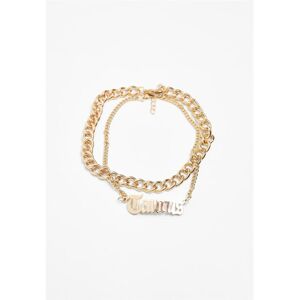 Anklet Urban Classics Zodiac Taurus Doré S/M Unisex Anklet Urban Classics Zodiac Taurus Doré S/M Unisex